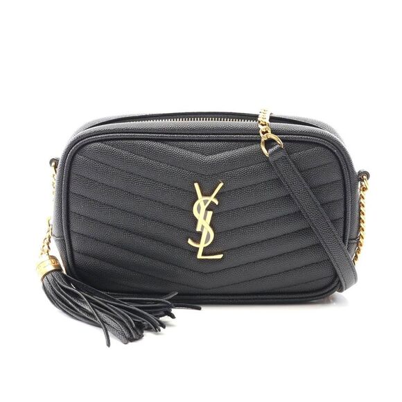 Saint Laurent Lou Mini Leather Shoulder Bag - Picture 1 of 7